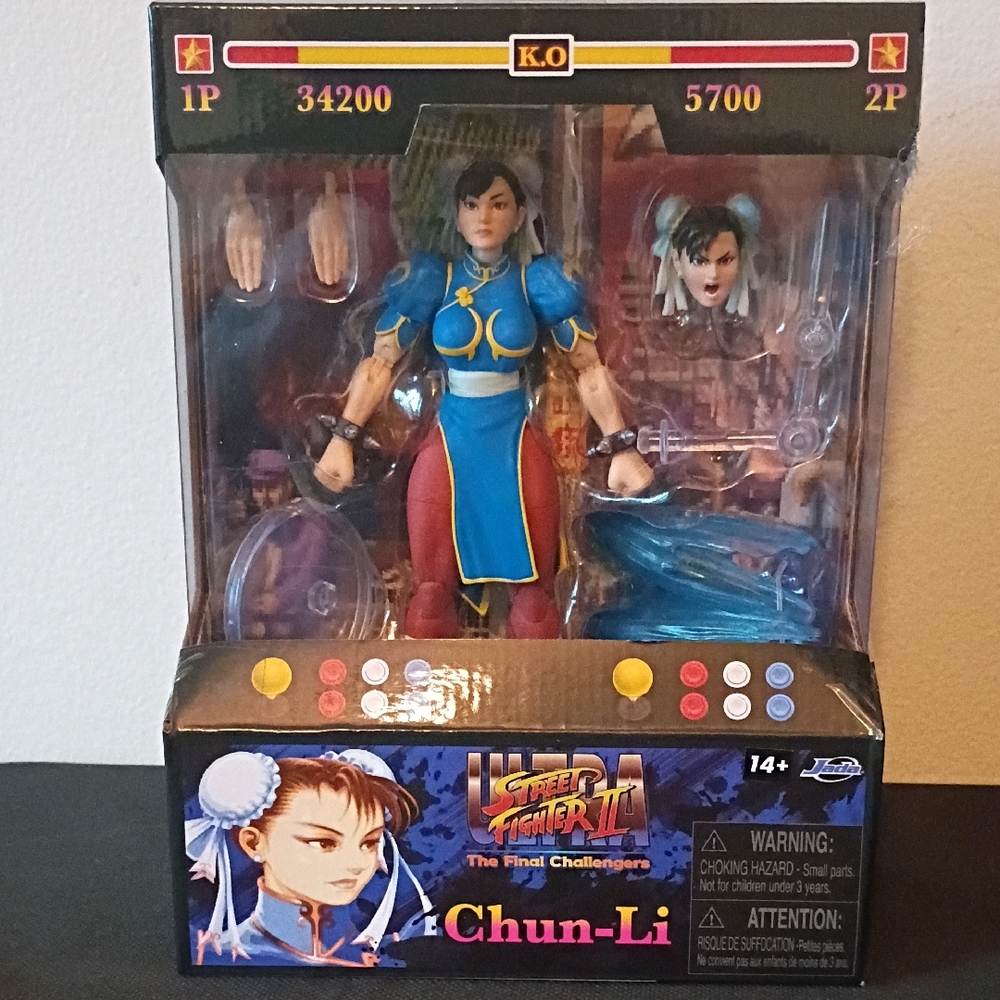 Chun-Li Action Figure - Blue and Red